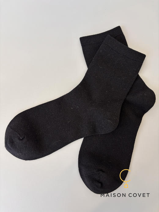 MAISON COVET 丝羊绒平纹短袜 商品图4