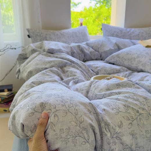 【YW】无忧购【甄选】复古风亚麻皱皱纱四件套提花床单被套（截单后3-5天发货) 商品图5