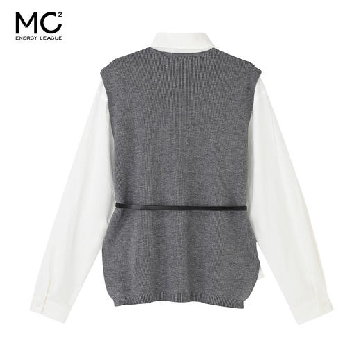 女装翻领衬衣配马甲两件套-5517M5241001 商品图4