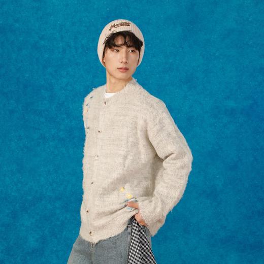 潮流刺绣小花开衫-纪念日百货门店同款166296366 商品图2