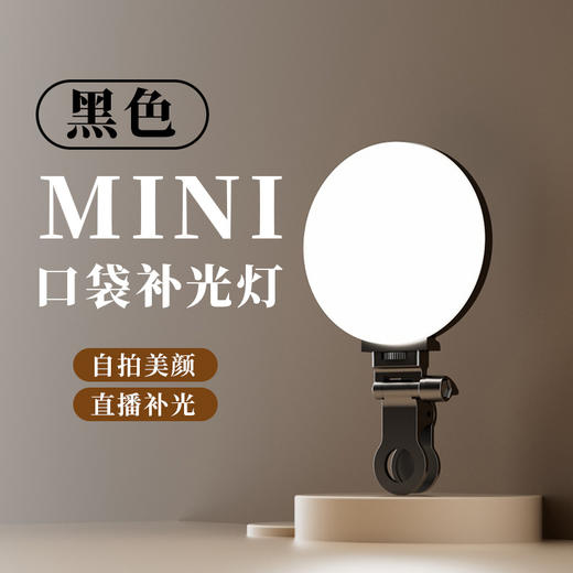 【补光无死角！走到哪拍到哪】口袋补光灯充电款手机直播笔记本电脑视频户外拍摄迷你美颜打光灯。ha 商品图4