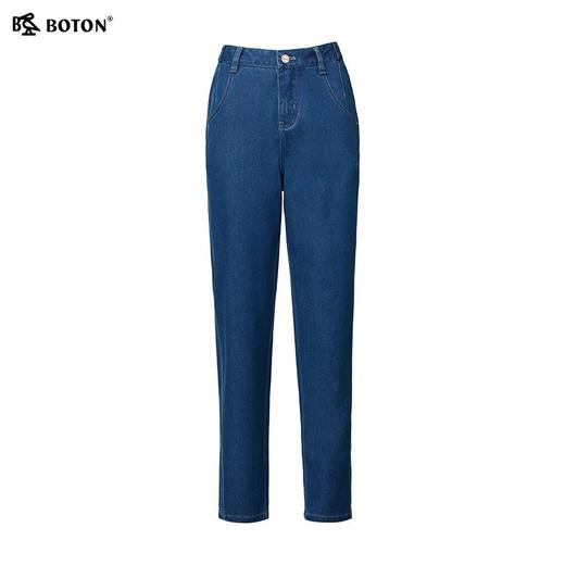 波顿女士四季 哈伦牛仔裤 云柔藏肉 合身中高腰直筒显瘦款LE329324 商品图5