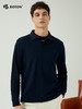 【暖焱绒】波顿男士 多季 POLO 翻领保暖 合身休闲长袖款polo衫MT977323 商品缩略图1