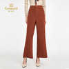 乔万尼2025秋新品明亮复古感微阔显瘦直筒裤ED3F241 商品缩略图1