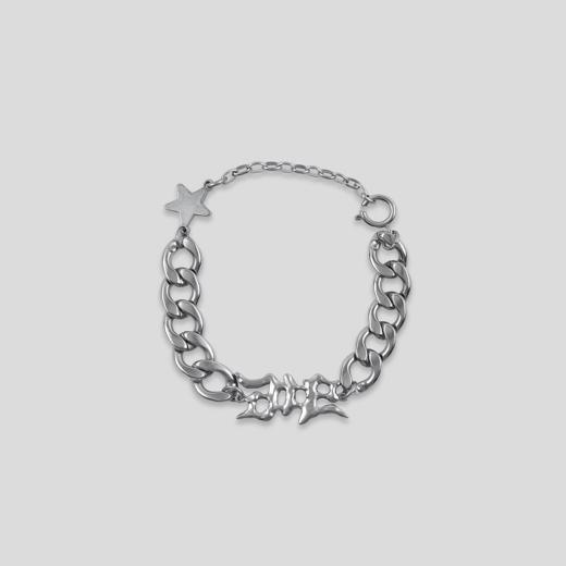 GOODBAI 916 异形logo吊坠金属可调节手链 商品图1