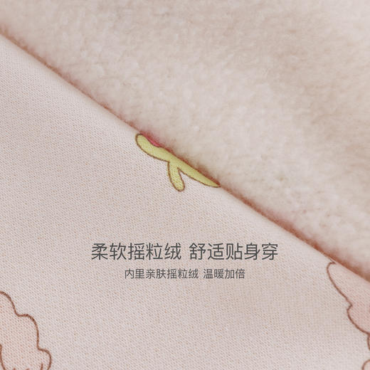 马克珍妮女童甜趣小兔高领加绒卫衣2025年冬装新款551188 商品图4