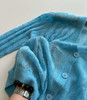 SW笑脸山羊绒水蓝针织开衫090506 商品缩略图10