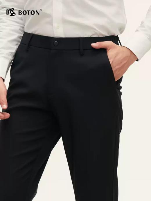 [羊绒蚕丝羽绒纱]波顿男士秋冬 休闲裤 直筒合身 舒适挺括美式长裤ME936324 商品图3