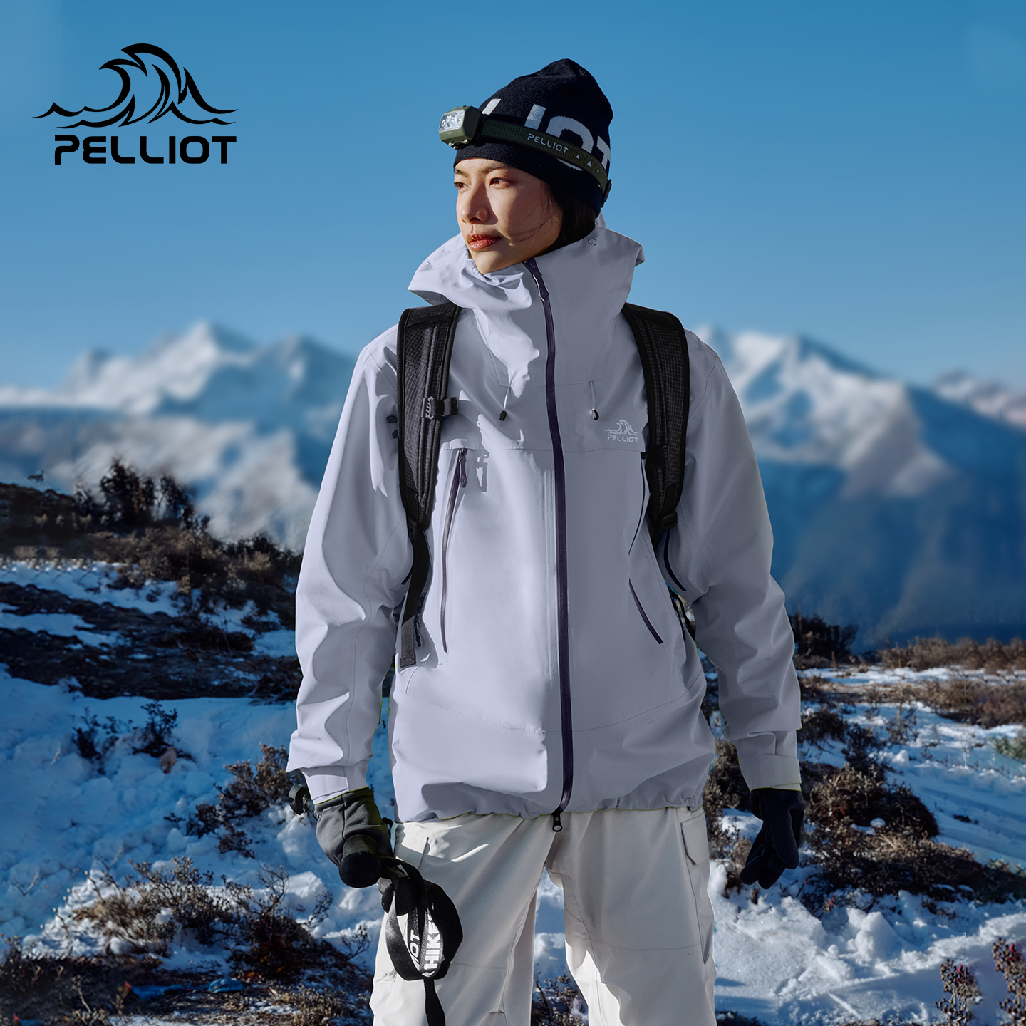 【雪壳】伯希和硬壳冲锋衣25新款TORAY防水耐磨轻量登山服薄外套