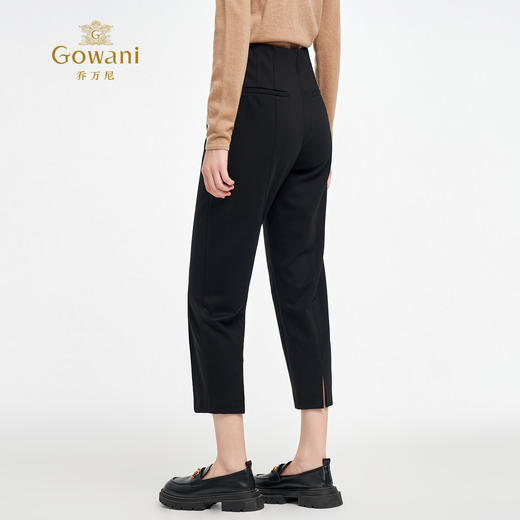 乔万尼新品2025秋挺括干练职场修身烟管裤ED3F247 商品图4