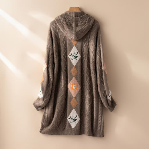 S·Y·C【雪舞风歌】欧洲站重工艺小个子100纯山羊绒大衣CYR240140 商品图2