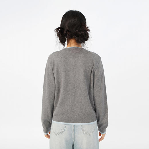 秋冬基本款撞色毛衣女纪念日百货门店同款164944278 商品图2