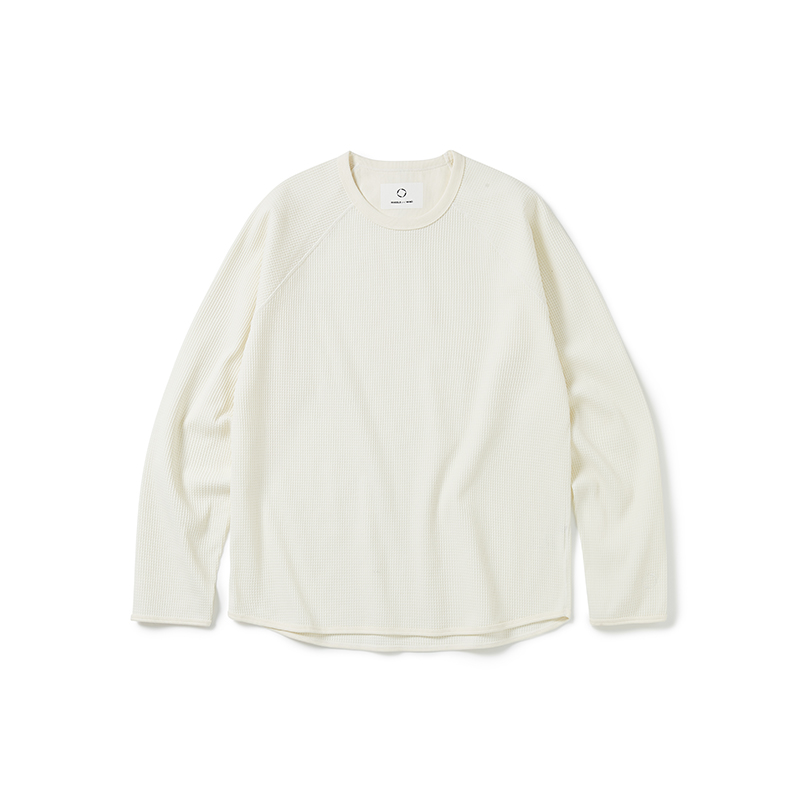 WHEELS and WIND 男女日本帝人高科技吸湿速干华夫格运动长袖T恤