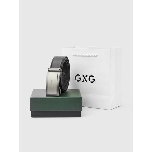 GXG通勤皮带皮质腰带商务自动扣年轻时尚裤带送礼礼物 商品图4