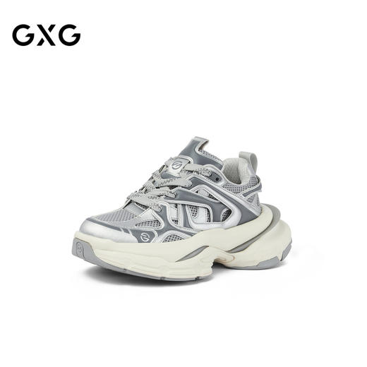 GXG通勤男鞋休闲鞋热卖增高老爹鞋户外防滑耐磨运动鞋子 商品图1