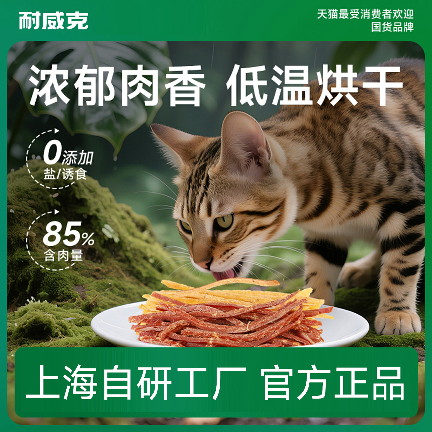 耐威克｜猫咪肉条｜ 猫咪零食｜海陆双拼｜美味盛宴｜猫咪高冷，来一根｜精选食材｜美味碰撞