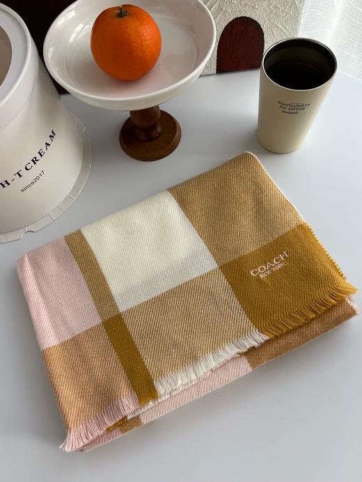 蔻驰专柜1.1 COACH原单围巾 刺绣LOGO 炒鸡火🔥超级实用的款式  经典妈咪款 商品图3