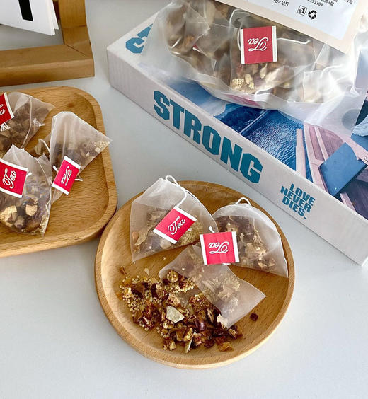 【陈皮小米姜枣茶】19.9💰到手60包❗️✅无添加❗️只有小米，姜丝，橘皮，红枣！✅独立小茶包，每天一杯♨️暖暖的真的很舒服！ 商品图2