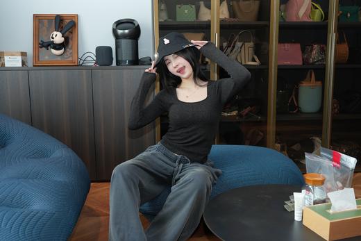 性感滋润罗纹长袖 热特姆保暖+7A抗菌 鱼肝油养肤 方领自带BRA 商品图4