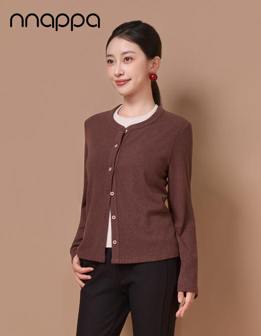 撞色假两件开衫打底衫CA7403 商品图2