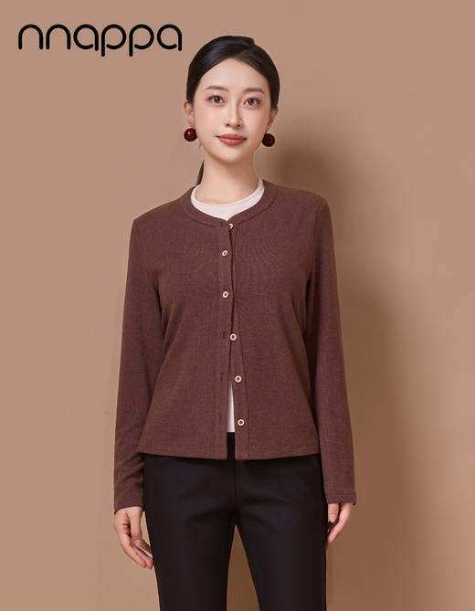 撞色假两件开衫打底衫CA7403 商品图3