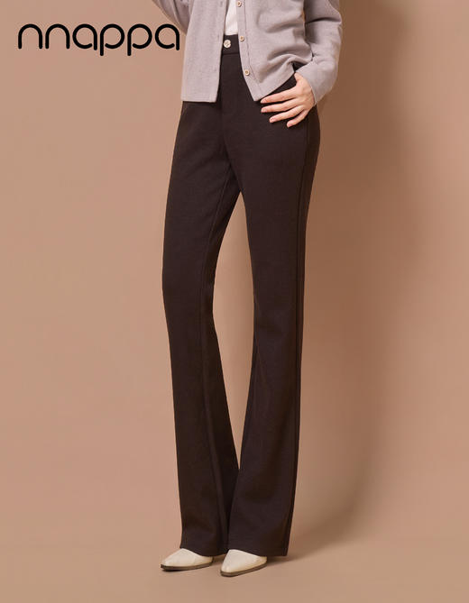 桑蚕丝羊毛复合时尚微喇裤PA29401 商品图0