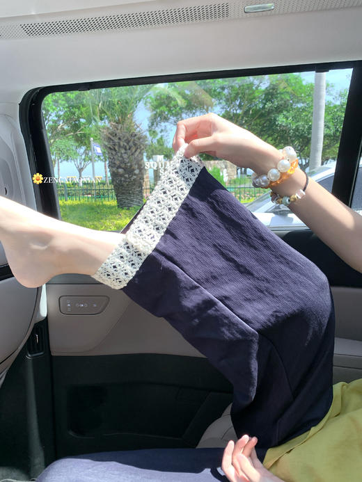 <曾小咸推荐>现货秒杀！微信超特价！花边拼接休闲九分裤 日常169.99 立减80 秒杀89.99！ 黄色短袖 日常139.99 立减60 秒杀79.99！ 商品图5