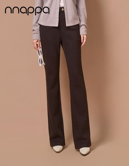 桑蚕丝羊毛复合时尚微喇裤PA29401 商品图1