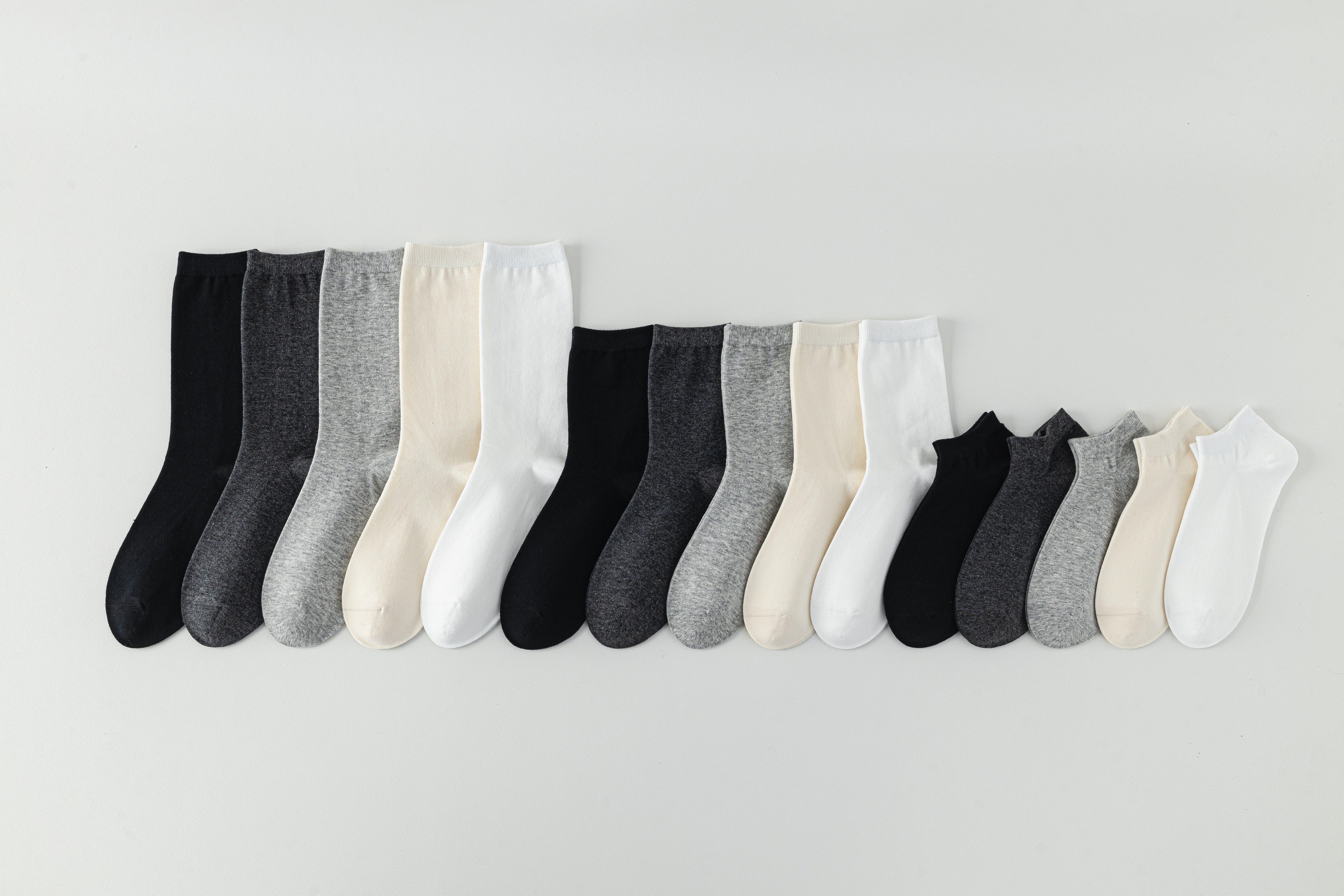 【YW】无忧购29元5双，49元10双纯棉袜子一体机无骨袜船袜短筒高筒袜NR8829（截单后3-5天发货)