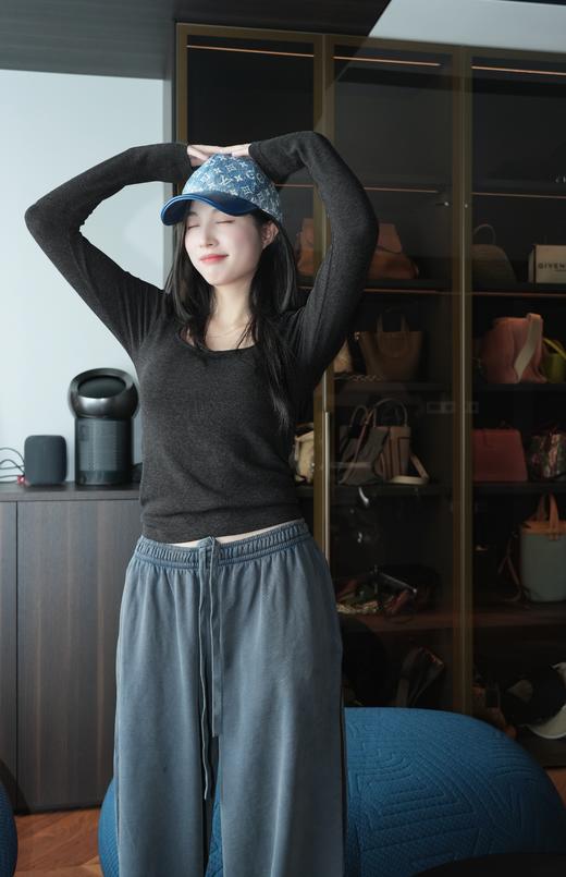 性感滋润罗纹长袖 热特姆保暖+7A抗菌 鱼肝油养肤 方领自带BRA 商品图5