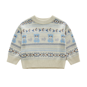 拉比童衣类-4i5半高领棉线衣LYDC100302