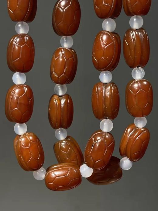 南红玛瑙龟壳形珠项链与耳坠套组，顺丰包邮 商品图14