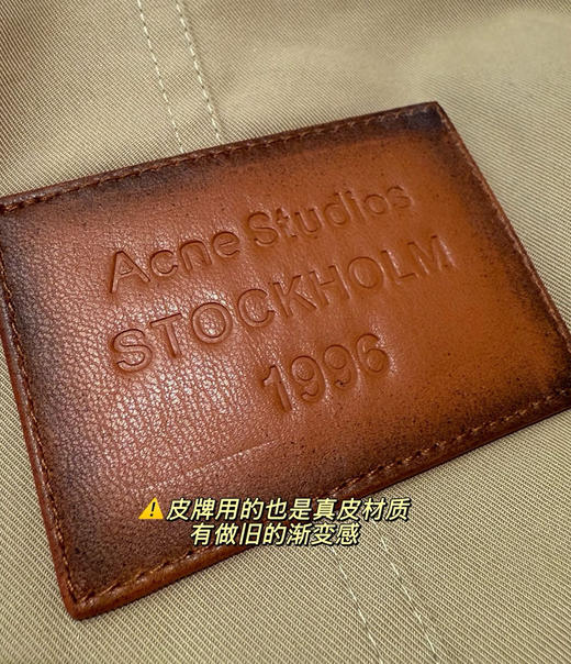 ac家复古短款风衣外套90103 商品图6