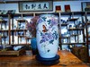 釉下五彩＜紫气东来＞冬瓜瓶 商品缩略图0