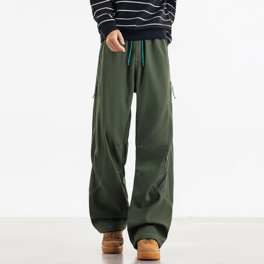 蓝*同款！【Schenvega 户外三防耐磨情侣工装裤】臻选品质面料 软糯亲肤 防污 抗皱 防风 防水 耐磨 透气 上身舒爽 不压身高 788 商品图5