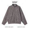 87709SDSA男士秋冬新款痞帅男装韩版小香风半拉链立领针织卫衣百搭宽松 商品缩略图1