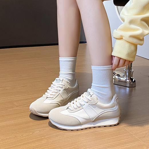 特妮娜【加绒休闲德训鞋】经典潮色 简约设计 休闲版型简洁利落 内里加绒加厚 鞋内恒温保暖亲肤 Z# 商品图9