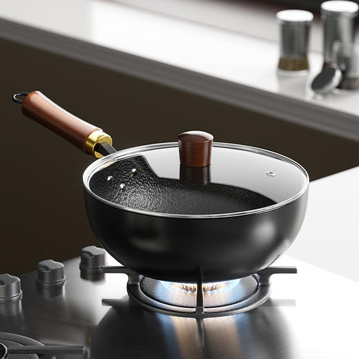 DUMIK中科德马克一人食系列锤纹小铁锅D-CF24Y41 商品图4