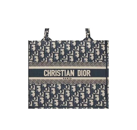 D家  BOOkTote老花满印   刺绣托特包购物袋  女款（CB） 商品图0