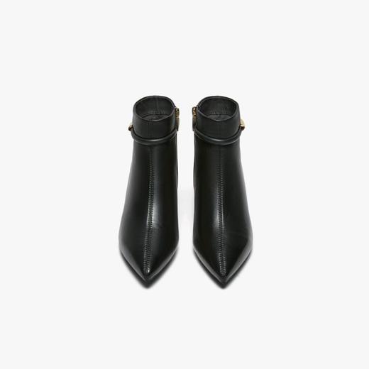 【云粉节】BF楼百思图2025冬季新款气质羊皮及踝靴尖头细跟女短靴K5035DD5吊牌价999.现价499 商品图2