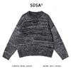 72611SDSA男士秋冬新款痞帅男装港风撞色圆领针织衫复古短款时尚毛衣 商品缩略图1