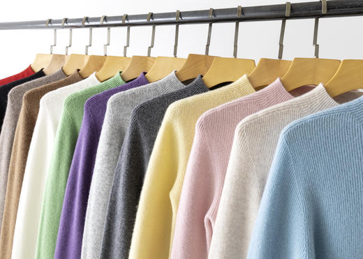 【高品质私服】【无缝羊绒混纺半高领坑条长袖】出色的保暖性能，即使在寒冷的季节，也能让您时刻保持温暖，做工精致，纹路特别细腻，休闲又日常，上班上学穿都合适YS5805-CC 商品图3