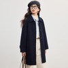【10/1新品】熙世界简约法式100.羊毛双面呢大衣女高级感翻领毛呢外套2025秋冬 商品缩略图4