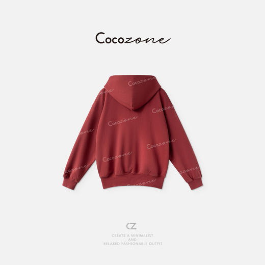 COCO ZONE 刘一一【100棉】美式街头风极简长袖卫衣 CD1A1236 商品图1