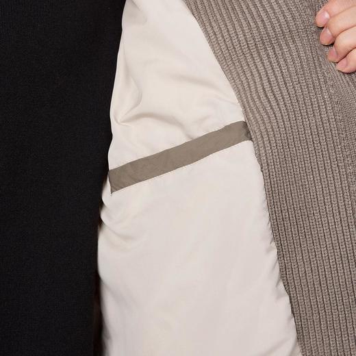 2025男装假两件拼接羽绒服男2025冬款中长款男士羽绒外套88719 商品图3