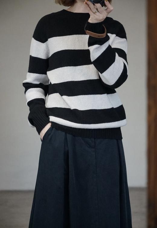 Armen条纹羊毛毛衣 商品图4