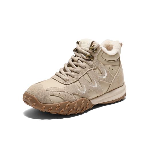 BF楼百丽复古厚底高帮鞋女款老爹鞋加绒运动休闲工装马丁靴子E5W1DDD5 商品图1