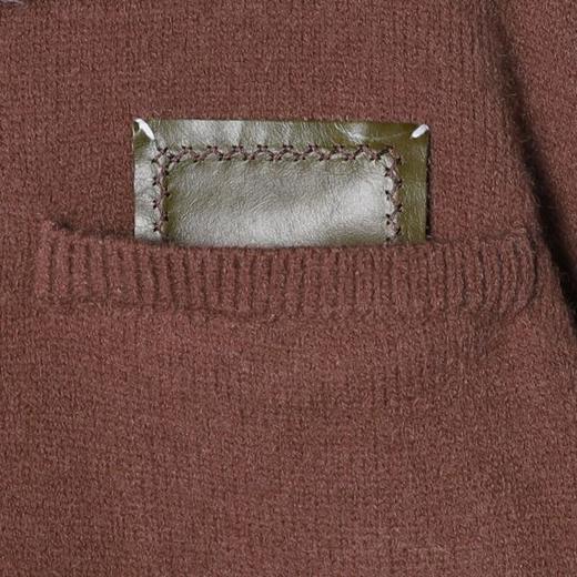 72392SDSA秋冬新款痞帅男装韩版口袋撞色半拉链翻领针织衫毛衣百搭 商品图2