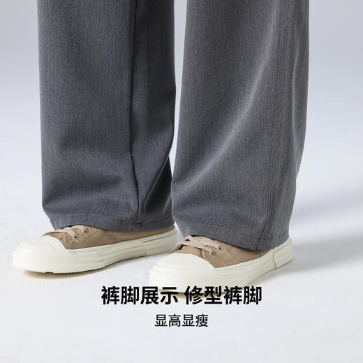简约直筒休闲松紧长裤 商品图8