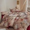 秋冬新色预览【卧室花园 海棠春南法花卉床品四件套】莫兰迪色系花卉 低调的轻奢感 入眼整个高级舒适 A类标准 活性印染 10款可选 商品缩略图5